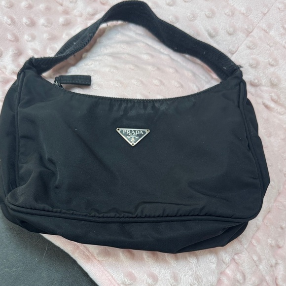 Prada Black Nylon Shoulder Bag - Picture 1 of 4